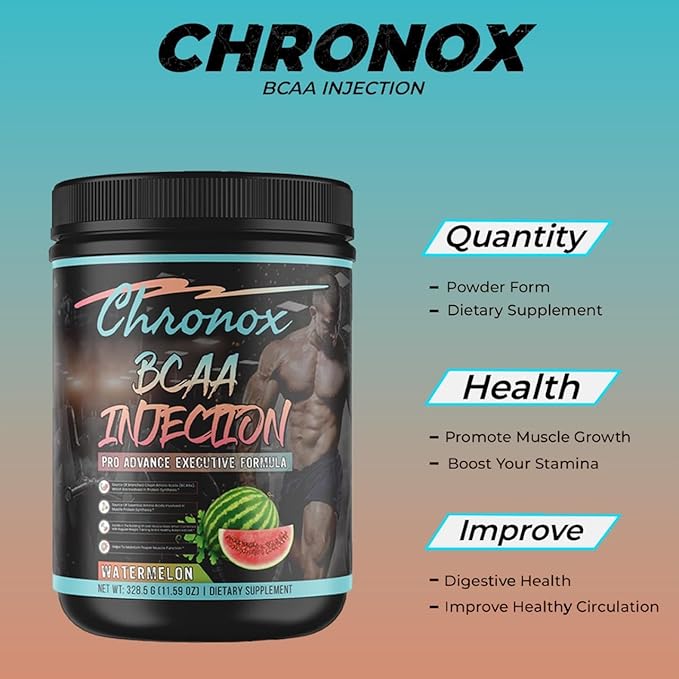 Chronox BCAA Amino-Acids Energy Blend - Watermelon Punch - 12.22 OZ