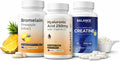 Balancebreens Bromelain + Hyaluronic Acid + Creatine Active Mobility Hydration &amp Digestive Support Bundle