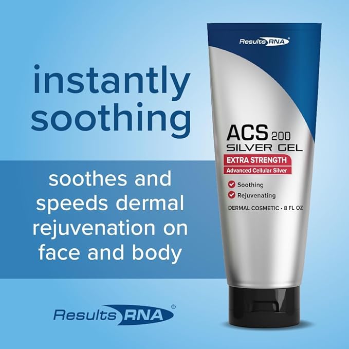 Results RNA - ACS 200 Silver-Glutathione Gel – Advanced Cellular Colloidal Silver Gel for Wound Care &amp Superior Dermal Healing. (15 oz)