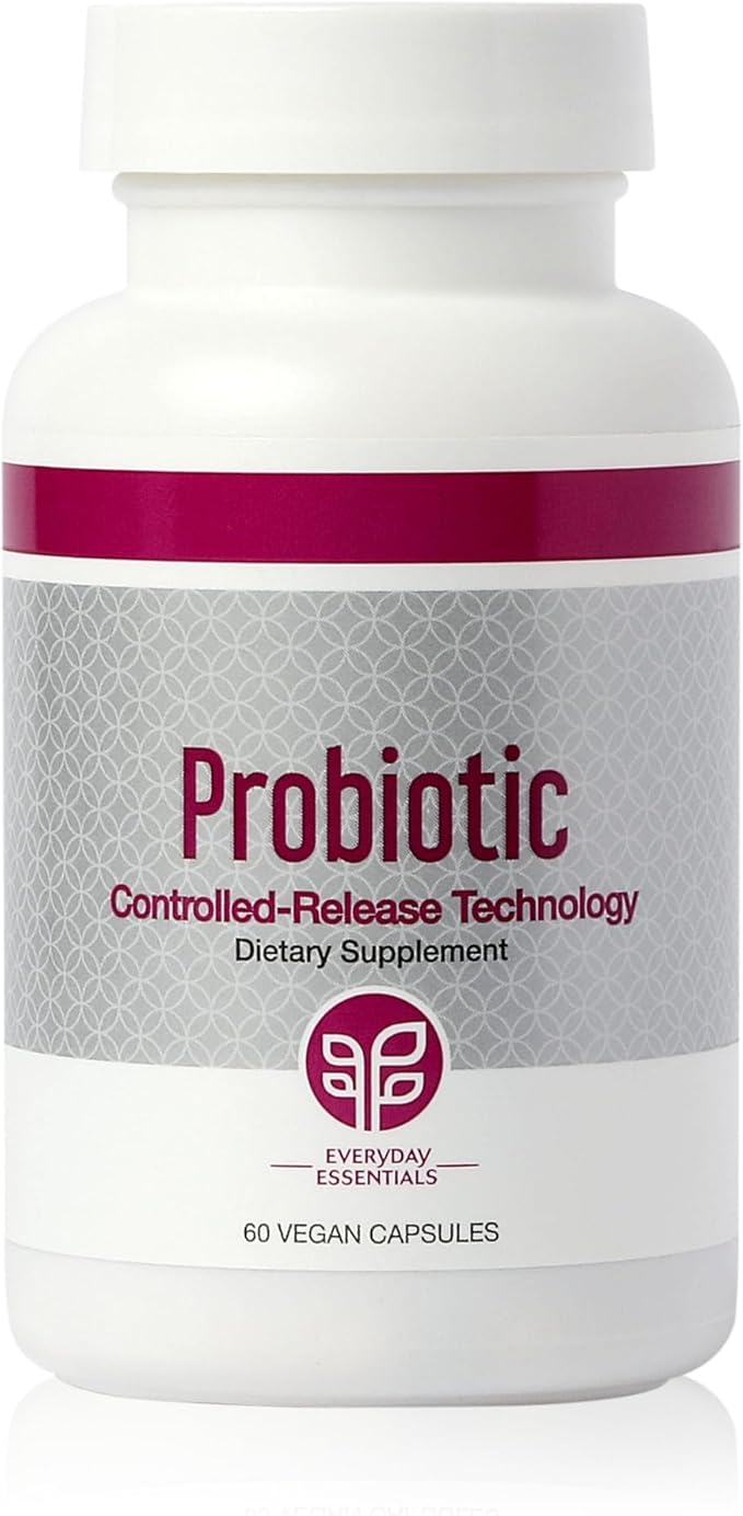 PURE Probiotic Controlled-Release Technology | 60 Vegan Capsules | Dietary Supplement for Immune &amp Digestive Support | Ideal for Men Women &amp Kids | Promotes Nutrient Absorption
