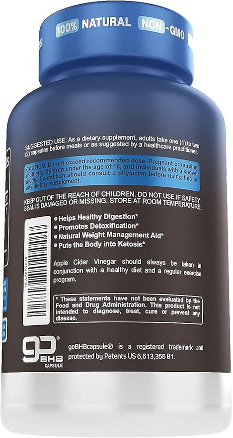 Herbtonics Apple Cider Vinegar Plus Keto BhB Salts with OxyDigest Bundle