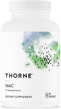THORNE - NAC - N-Acetylcysteine - 500mg - Supports Respiratory Health &amp Immune Function - Promotes Liver &amp Kidney Detox* - Gluten Dairy &amp Soy-Free - 90 Servings