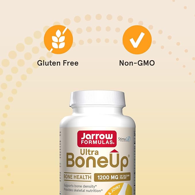 Jarrow Formulas® Ultra BoneUp® Includes MK-7 and Silicon for Added Bone Support 240 Bone Health Tablets