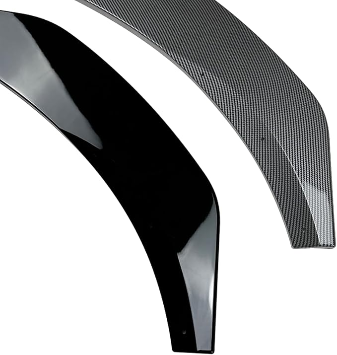 Front Bumper Splitter Lip Kit For Benz CLA C117 CLA200 CLA45 AMG 2016-2019 Black