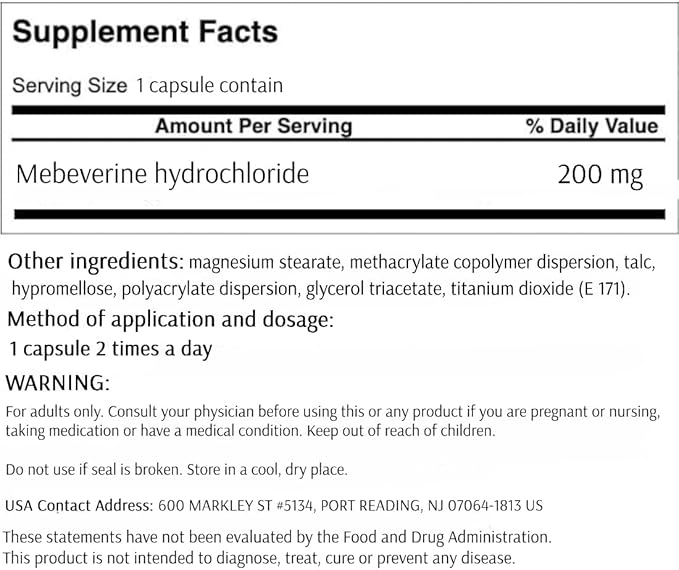 Generic DuspatalinDuspatalin 200 mg 30 Capsules White