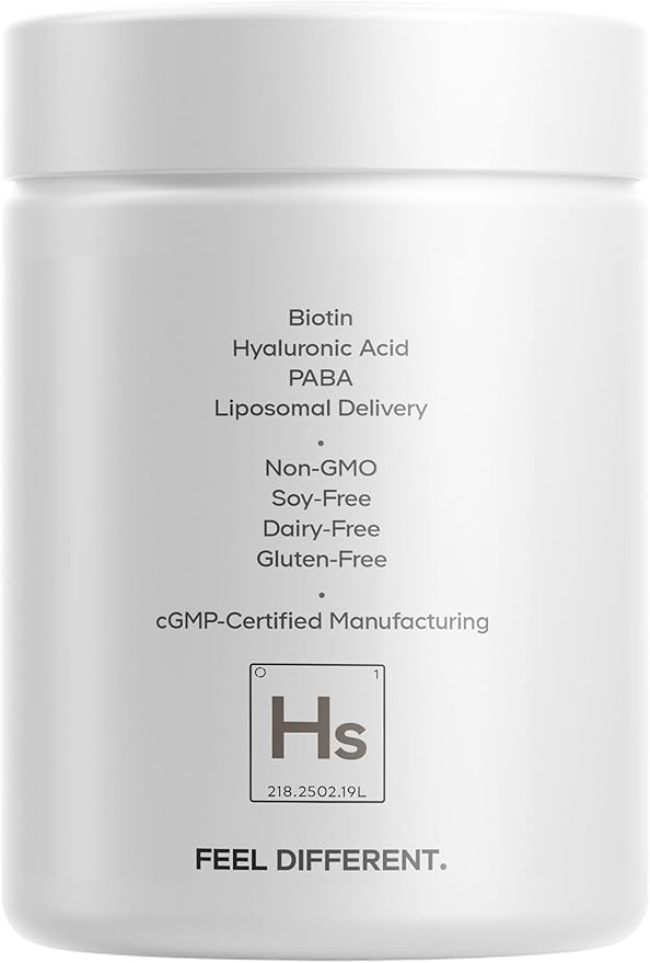 Codeage Hair Skin Nails Vitamins Platinum - KeraGEN-IV Keratin Dermaval - Hair Fall Skin Elasticity &amp Moisture Support - Biotin 5000 Collagen Vitamin C Coffeeberry PABA Supplement - 60 Capsu
