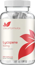 Tomato Based Lycopene Supplement - Extra Strength Lycopene 50mg Non-GMO Super Potent Antioxidant and Carotenoid Heart and Prostate Health Supplement for Men - Made in a cGMP US Lab (Lycopene)