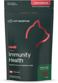 VetriScience Lysine Immunity Health Chews 250 mg Lysine Plus Immune Supplement for Cats and Kittens with Allergies Sneezing Runny Nose and Watery Eyes Chicken 120 Count