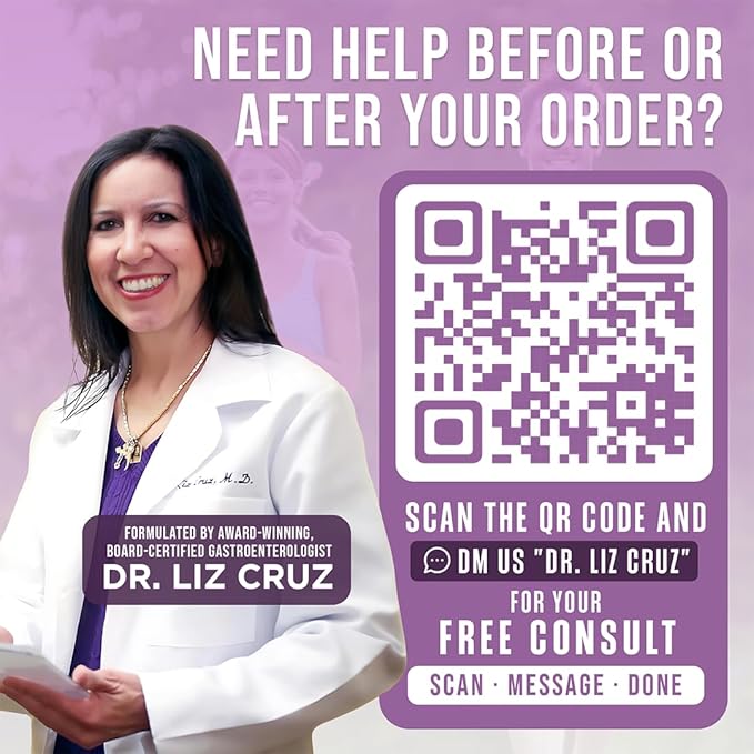 Dr. Liz Cruz Everyday ENZYMES - Digestion Supplement Dietary Supplements Medical-Grade Super Enzymes Bloating Gas and Reflux Relief for Women Men &amp Children Non-GMO 100 Veggie Capsules