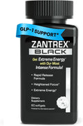 Zantrex Black – Naturally Boost GLP-1 &amp Metabolism Support | Thermogenic Energy Weight Management Formula | 60 Pills