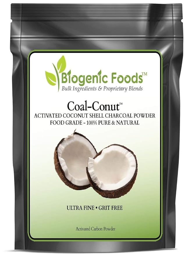 Coal-Conut™ - Activated Coconut Shell Charcoal Fine Husk Food Grade Powder (Ultra-Fine) - Organic Use Approved