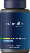 ProHealth Pure Quercetin 500 mg 90 Capsules Doctor Formulated Triple Lab Tested and GMP Manufactured 90 Servings