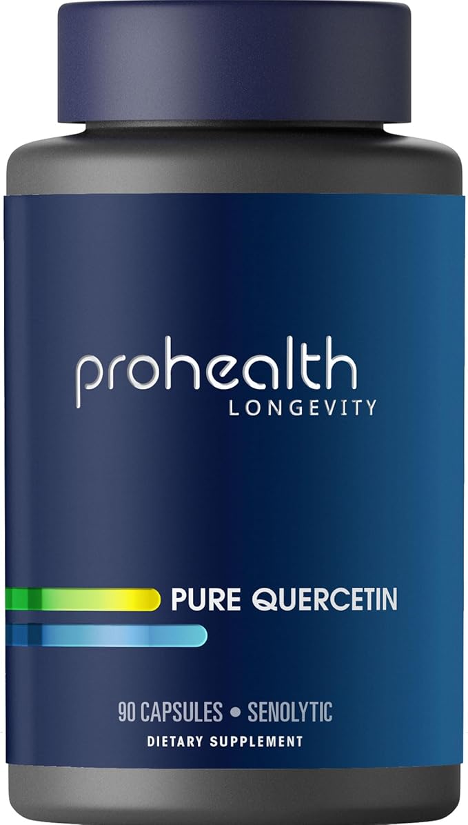 ProHealth Pure Quercetin 500 mg 90 Capsules Doctor Formulated Triple Lab Tested and GMP Manufactured 90 Servings