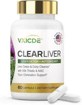 ClearLiver Milk Thistle &amp NAC Supplement – Liver Wellness &amp Antioxidant Support with Dandelion Root &amp Alpha Lipoic Acid – 60 Capsules