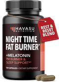 Night Time Fat Burner Metabolism Booster | Appetite Suppressant &amp Supplement to Support Weight Loss | 120 Weight Loss Supplement Pills for Men