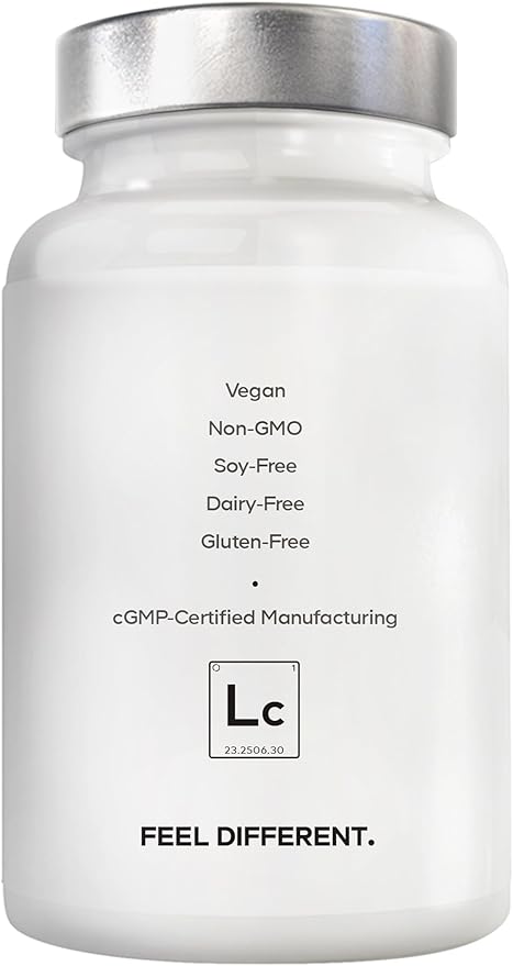 Amen Lithium Calm+ Supplement - Lithium Orotate Pills with Magnesium Glycinate &amp Oxide L-Theanine - Gluten-Free Non-GMO - 60 Capsules