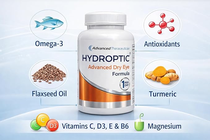 Hydroptic Advanced Dry Eye Formula (One-Per-Day) 180 Day Supply