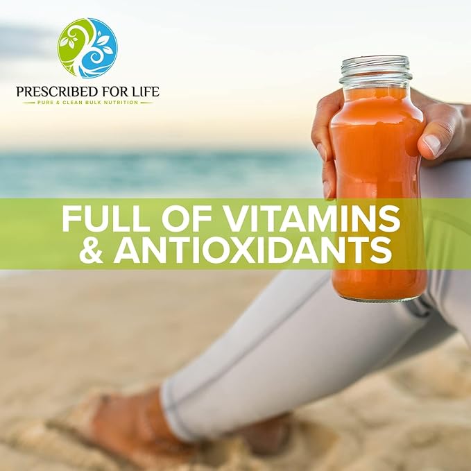 Prescribed For Life Passion Fruit Powder Superfood Powder Made with 100% Pure Passion Fruit Juice Rich in Vitamins and Antioxidants Vegan Gluten Free Non GMO (10kg / 22lb)