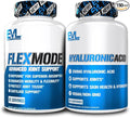 Advanced Joint Support Supplement Bundle - Complete Joint Support Stack with Hyaluronic Acid and FlexMode with Joint Vitamins Glucosamine Chondroitin MSM and BioPerine for Enhanced Absorption