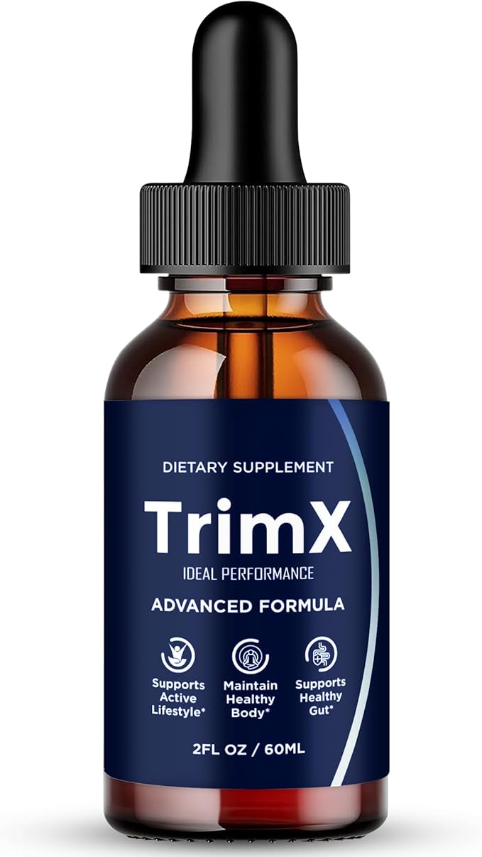 TrimX Drops Official Trim X Supplement Droppers - Maximum Strength All Natural Keto Liquid Droppers Advanced Formula Sustain Active Lifestyle &amp Fitness Goals Premium TrimX Drops Reviews (1 Pac