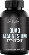 Quad Magnesium by Dr. Amie | 4 Forms of Magnesium 500 mg per Serving | Formulated with Aquamin to Help with Digestion and Absorption | 30 Day Supply 60 Capsules