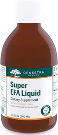 Genestra Brands Super EFA Liquid | Supports Cardiovascular Health and the Development of Brain Eyes and Nerves in Children* | 6.8 Fl Oz | Natural Orange Flavor