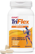 GNC TriFlex Joint Bone &amp Cartilage Health Supplement Clinical Strength Glucosamine &amp Chondroitin MSM Supports Mobility Flexibility &amp Comfort 120 Caplets