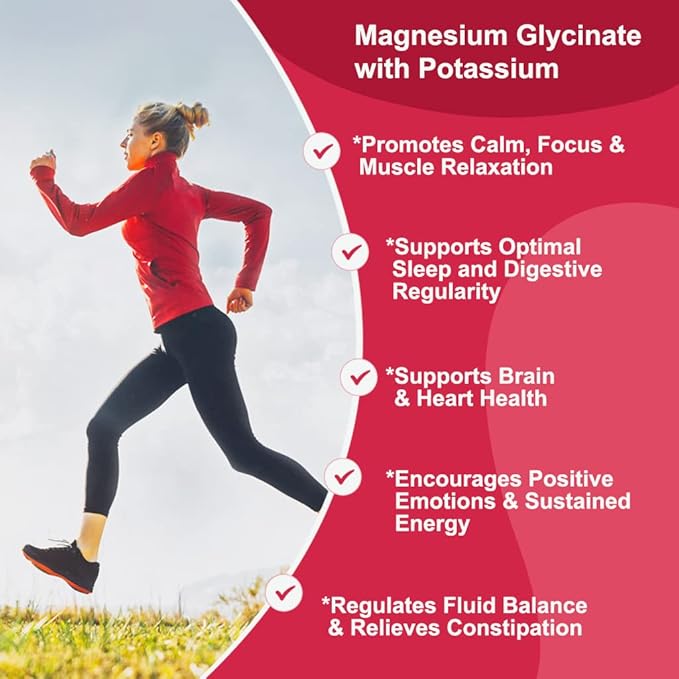 Magnesium Glycinate Gummies 400 mg with 100 mg Composite magnesium - Chelated Magnesium Potassium Supplement with Vitamin D B6 Supports Calm Sleep Memory &amp Muscle CrampsSugar Free - 60 Gummies