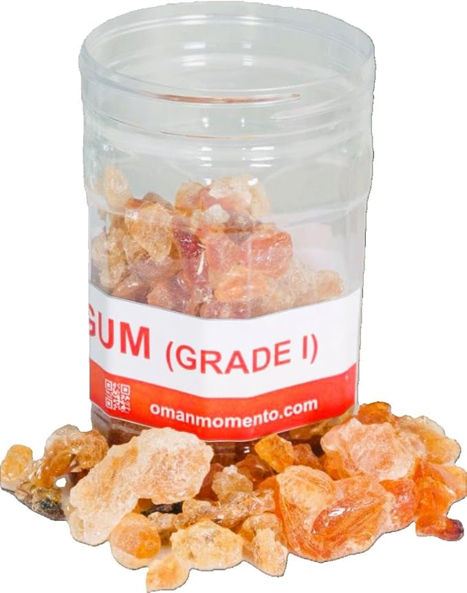Pure Gum Arabic Dietary Fiber– Natural Purity Grade 1 – Supports Digestive Wellness – 200g (Orange)