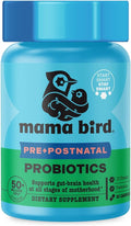 Best Nest Wellness Mama Bird Probiotics - Digestive Health Supplement Aids Gut - Brain Support - 50 Billion CFU Multi-Probiotic Supplement for Women - Supports Healthy Gut Biome - 30 Capsules