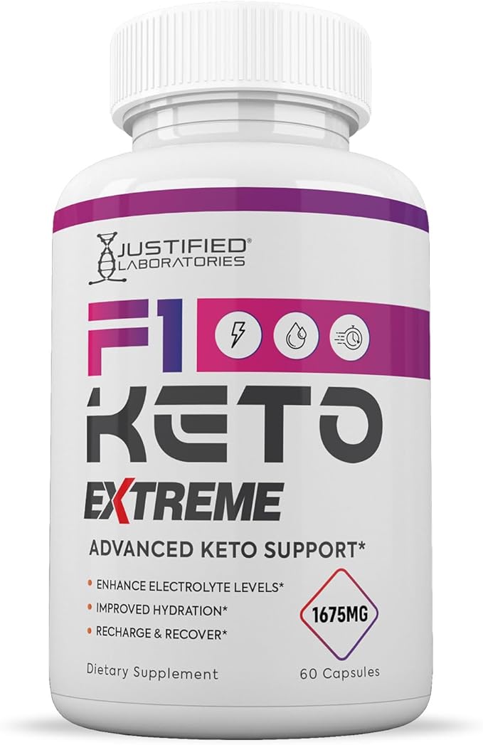 F1 Extreme Pills 1675MG New &amp Improved Formula Contains Apple Cider Vinegar Extra Virgin Olive Oil Powder Green Tea Leaf 60 Capsules