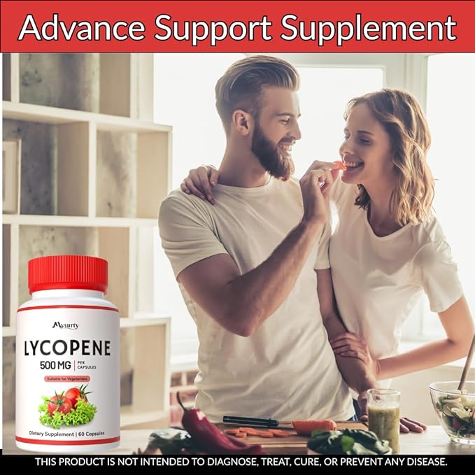 Lycopene | Lycopene Supplements for Men | lycopene 500mg | Supplements for Women - 60 Capsules (Pack 5)