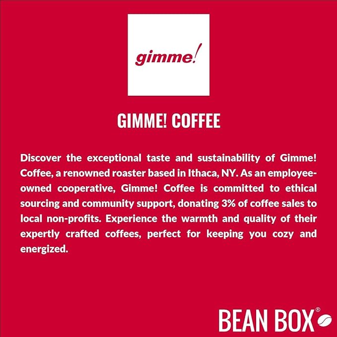 Bean Box Sampler - Roasted by Gimme! 3-Pack Freshly Ground Coffee Gourmet Coffee