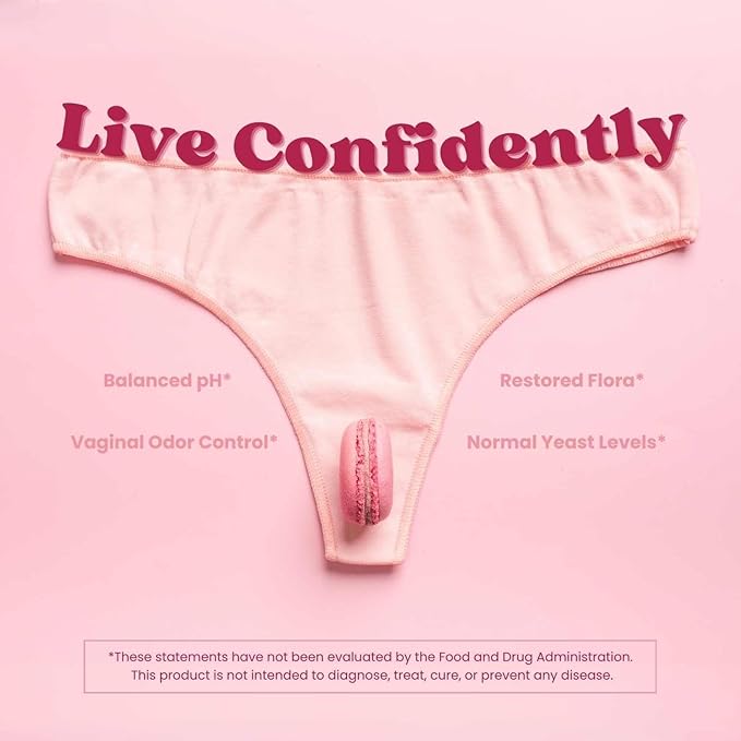 Optimal Prime Vaginal Probiotics for Women with Prebiotics Cranberry Extract and a Lactobacillus Probiotic Blend Supports Healthy Vaginal Flora Odor Control pH Balance 60 Capsules