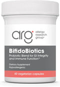 ARG BifidoBiotics with LactoSpore - Probiotic Blend - Supports Digestive Health - Helps Maintain Intestinal Balance - Dairy-Free Probiotics - Vegetarian &amp Hypoallergenic - 60 Servings - 60 Capsule