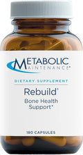 Metabolic Maintenance Rebuild - Calcium MagnesiumVitamin D &amp K Blend - Bone Health Support - Vegetarian Capsules - No Unnecessary Binders or Fillers - 60 Servings - 180 Count