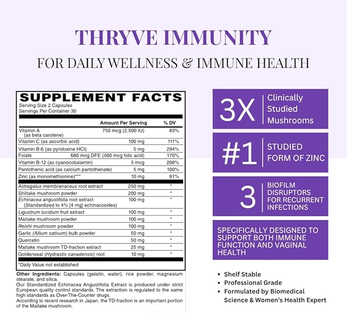 Thryve Immunity Women's Immune Support Supplement
