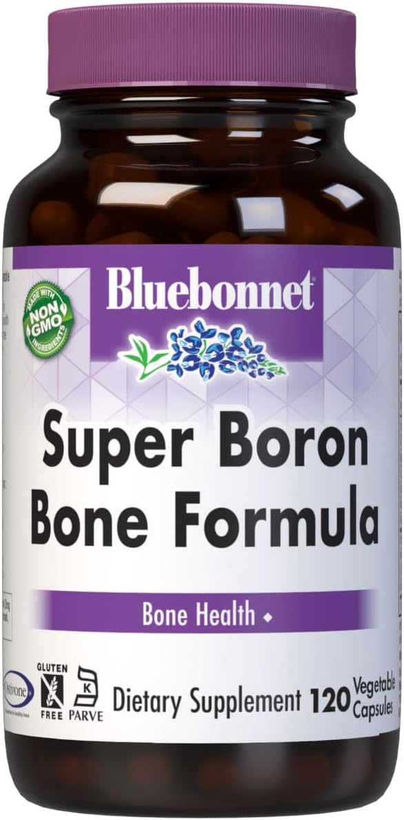 Bluebonnet Super Boron Bone Formula Vegetarian Capsules 120 Count