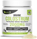 VITINITY Grass Fed Bovine Colostrum Powder for Humans - Natural IgG Colostrum Supplement for Gut Health Immune Support Muscle Recovery &amp Wellness | Pure Colostrum Superfood Unflavored (90 Grams
