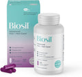 Biosil Advanced Hair + Nail Care - 120 Capsules - Grow Strengthen &amp Thicken Hair and Nails - with Patented ch-OSA &amp Biotin - 60-Day Supply