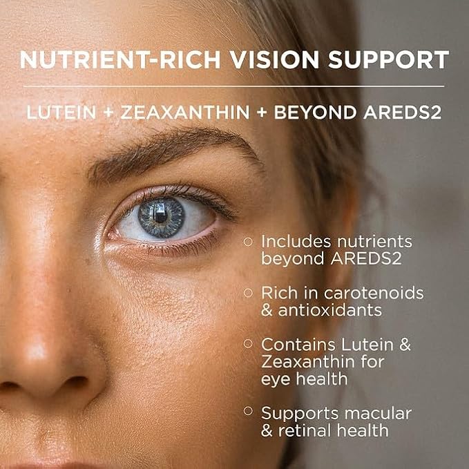 EyeScience – Macular Health Formula – Capsules – Complete Nutritional Supplement for Eye Health - Contains Lutein Zeaxanthin Vitamin C D E &amp B6 (60 Count (Pack of 1))