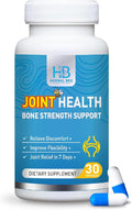 Joint Health Supplement – Advanced Turmeric Boswellia &amp Resveratrol Formula with Hyaluronic Acid &amp Collagen – Joint Relief Support Flexibility Mobility &amp Bone Strength | 30 Capsules