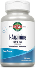 KAL 1000 Mg L-arginine Tablets 120 Count