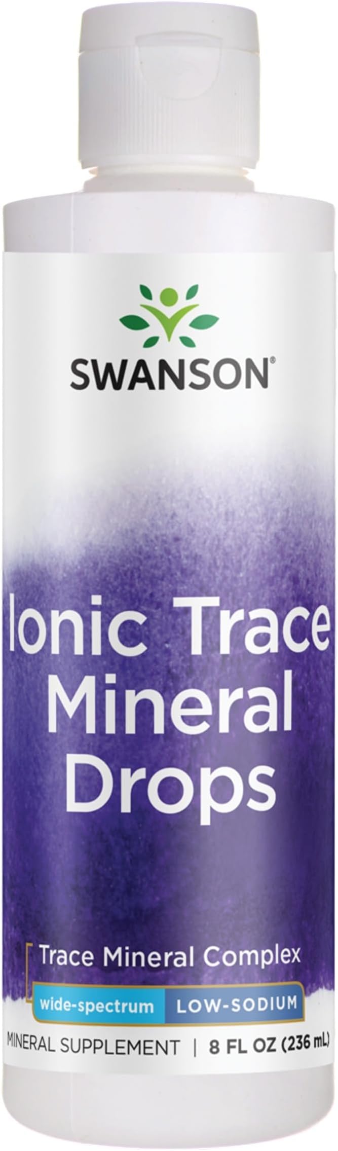 Swanson Concentrace Trace Mineral Drops 8oz-Complete Mineral Complex for Energy Hydration &amp Electrolyte Balance Over 72 High Absorption Ionic Minerals Such As Magnesium Potassium Calcium