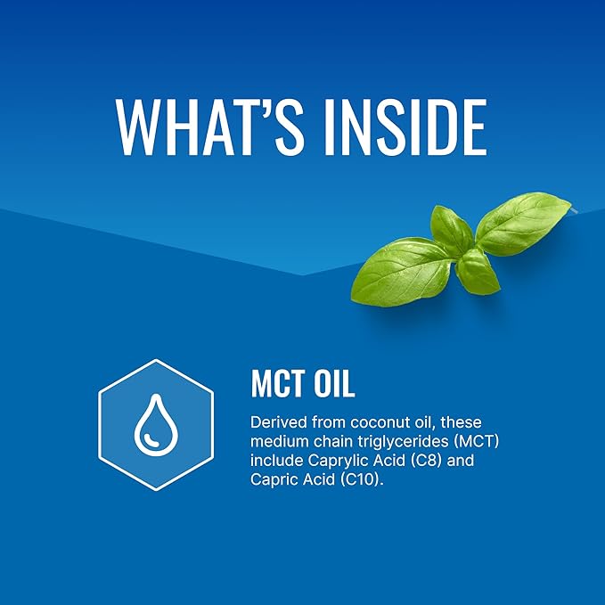 Approved Science® MCT Oil - Pure Medium-Chain Triglyceride (MCT) Oil derived from Coconuts with Caprylic Acid (C8) and Capric Acid (C10) - Vegan 60 ml