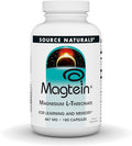 Source Naturals Magtein Magnesium L-Threonate 667mg Supports Focus Mood Healthy Memory Cognitive Function - 180 Capsules