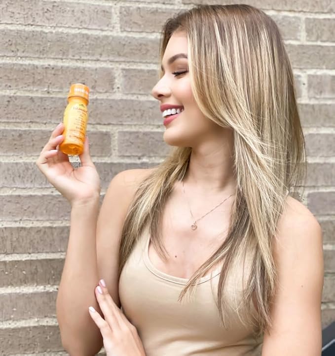 ALFA VITAMINS Vitamin C Shot 1000mg with Zinc Ginger &amp Echinacea – Supports Immune Health &amp Daily Wellness – Orange Flavor – 2.4 FL Oz Bottle – 40 Pack