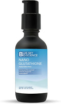 Nano Glutathione w/Nano Vitamin C | Ultra Absorbable Antioxidant for Detox Support Immune Health and Healthy Gums | Fast Oral Delivery | 30 Servings