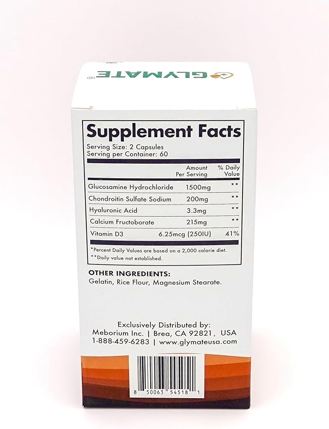Dietary Supplement 1500mg Glucosamine Capsules - Support Joint Health - 120 Count