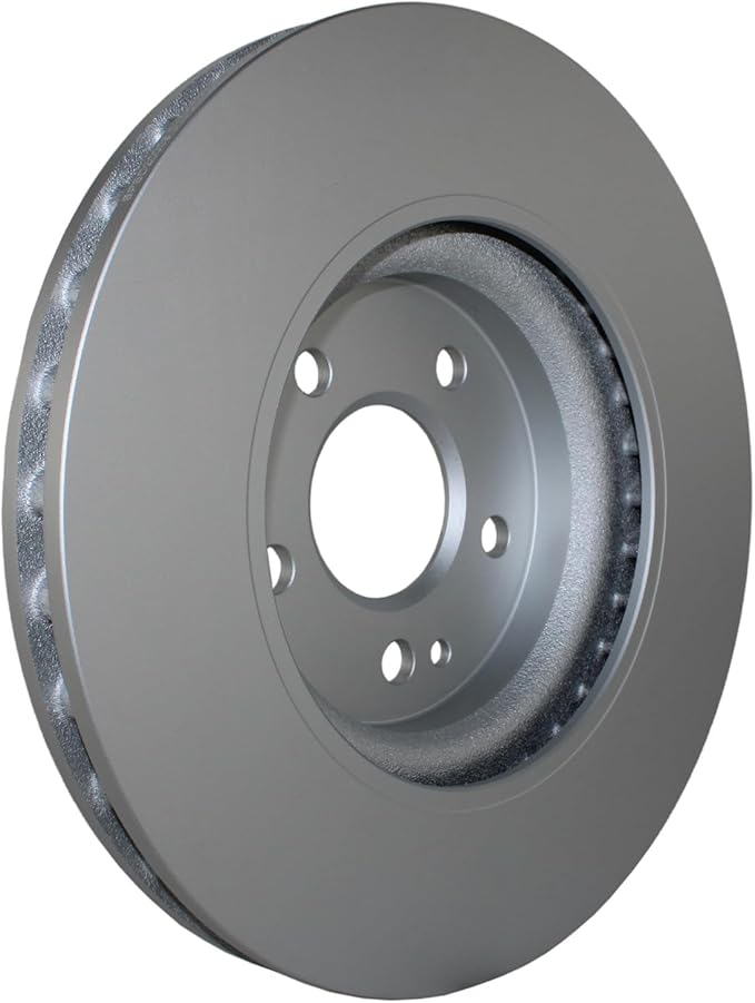 Coated Vented 320mm 5 Lugs Disc Rotors &amp Akebono EURO Ceramic Pad Set with Electronic Sensors Front Brake Kit For Infiniti QX30 Mercedes C117 CLA250 X156 GLA250 Without Sport Package